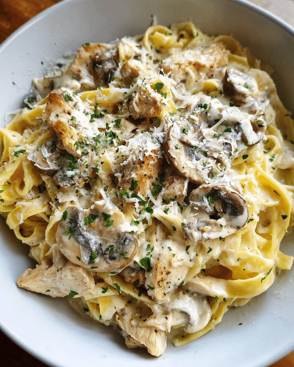 Secrets to a Rich & Creamy Chicken Mushroom Alfredo Sauce